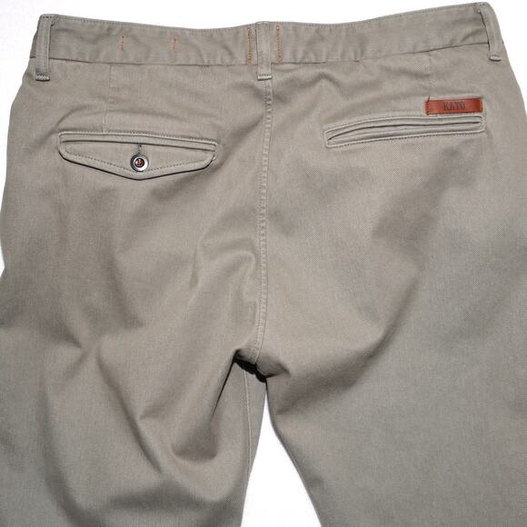 KATO by Hiroshi Kato Slim Trousers Men’s 32 • Made in USA • Stretch Twill Chinos - Picture 5 of 16